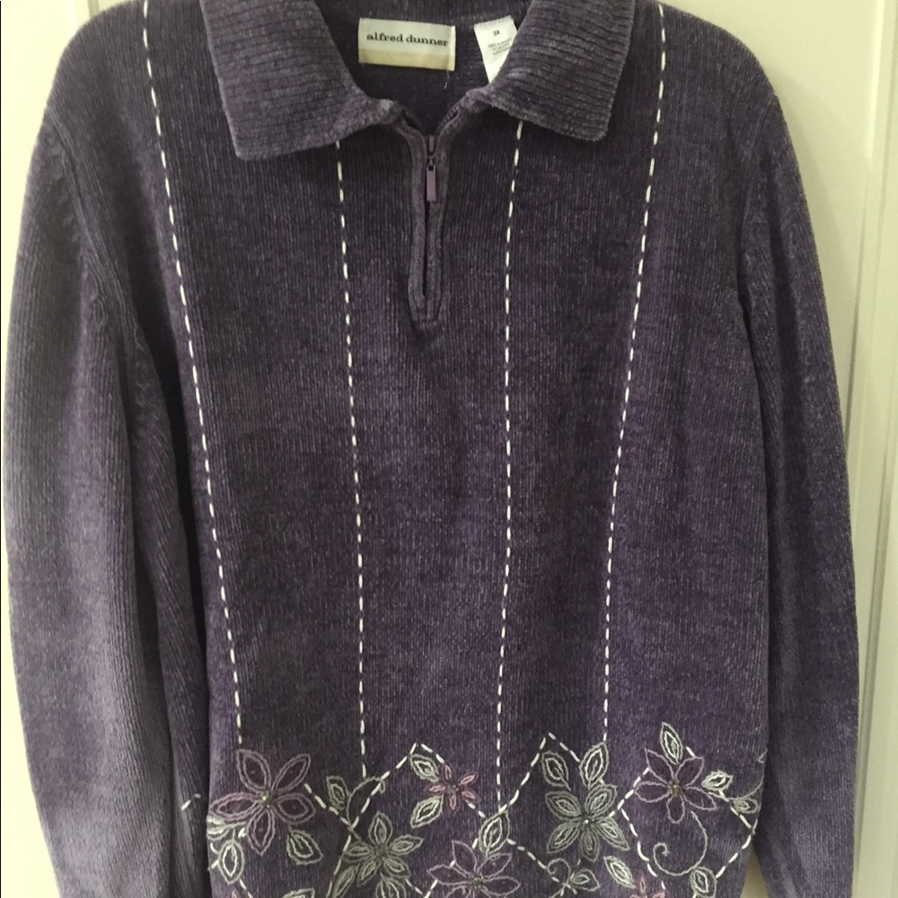 Alfred Dunner size2X beautiful soft sweater.